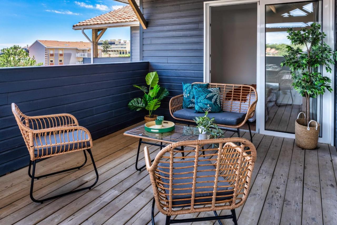 Mamita 4 "Wooded Stopover Apartment" T2 47M Terrace 24M Lacanau Exterior photo